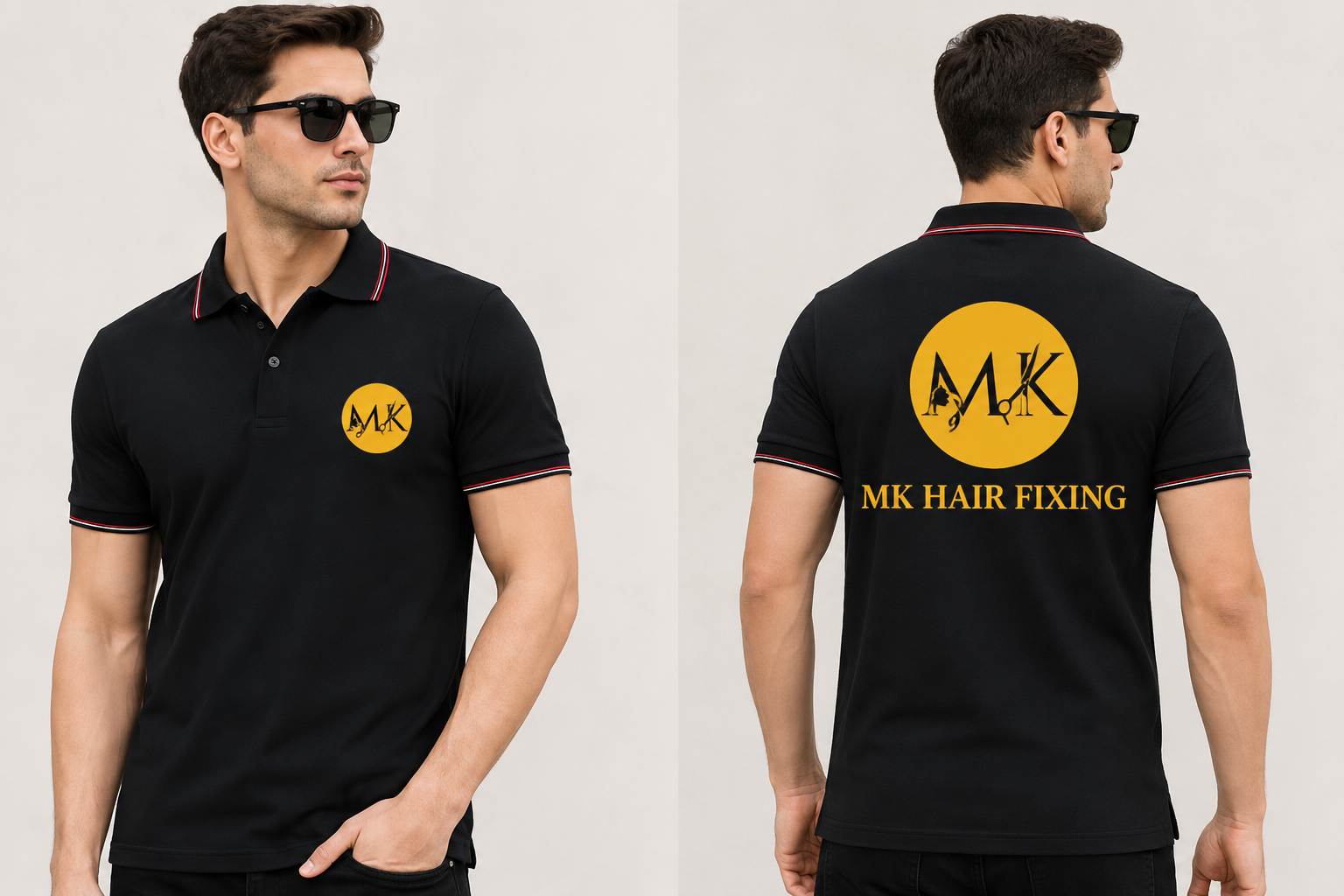 T-Shirt Logo Printing in Hyderabad for Restaurants, Cafes & Showroom Staff Uniforms