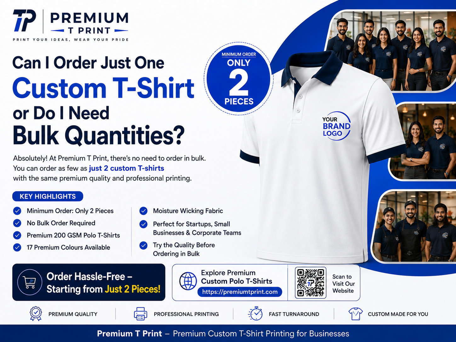 Can I Order Just One Custom T-Shirt or Do I Need Bulk Quantities?
